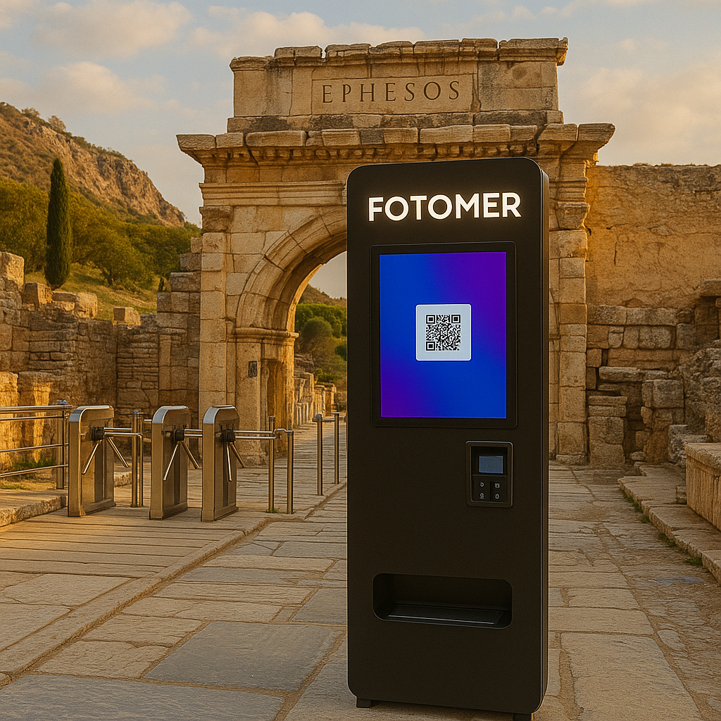 Fotomer kiosk turistik mekanda